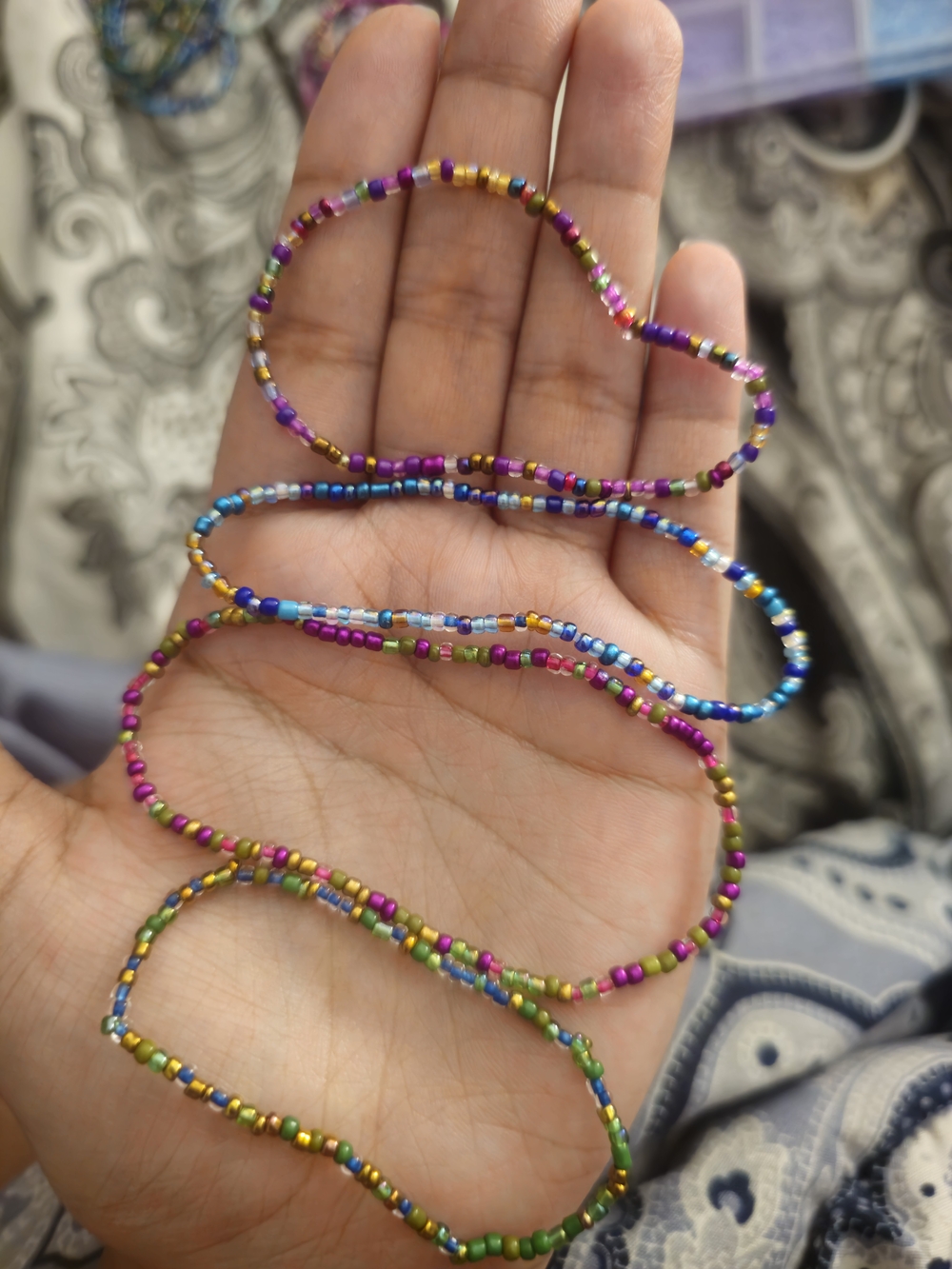 Multicolor Seed Bead Handcrafted Necklace - Women Jewelry